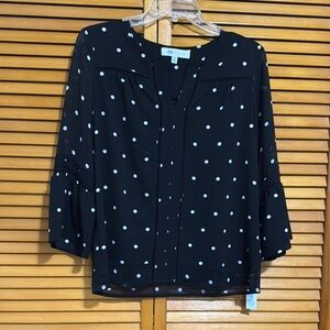 Fever - Blue 3/4 Sleeve Boxy Blouse